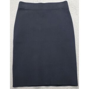 Chaps Straight & Pencil Skirt Women's S Black Cotton Blend Elastic Waist Pull On